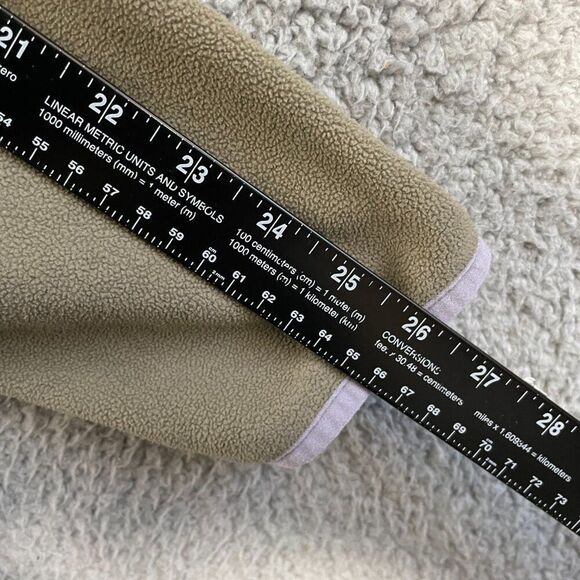 Eddie Bauer 1/4 Zip  Men LT Green Outdoor Hiking Fleece Pullover - Picture 8 of 9